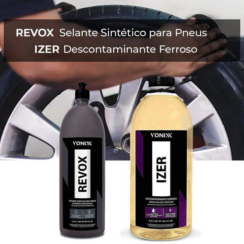 Descontaminante Ferroso Izer Vonixx 500ml - Kit Limpeza Automotiva