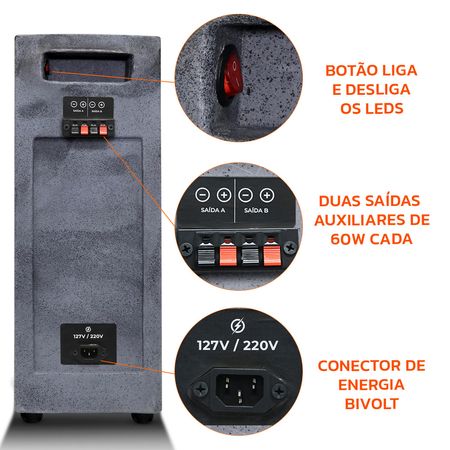 Caixa-De-Som-Bob-Residencial-Amplificada-Shutt-6-Polegadas-400w---Player-Shutt-BT---Controle-e-LED-connectparts--6-