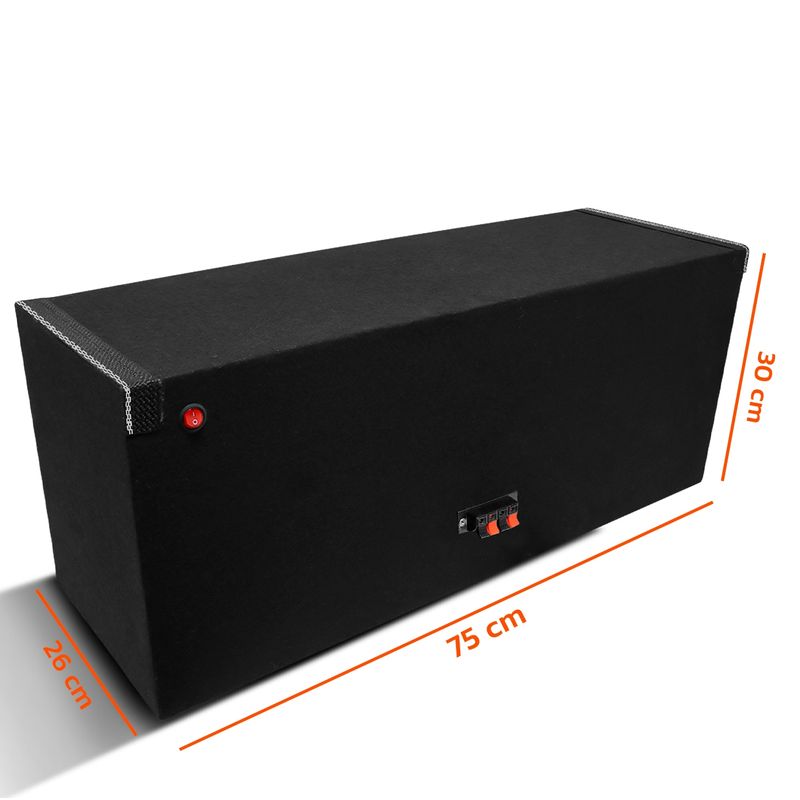 Caixa Trio Shutt Subwoofer JBL 8” 800W LED - Connect Parts