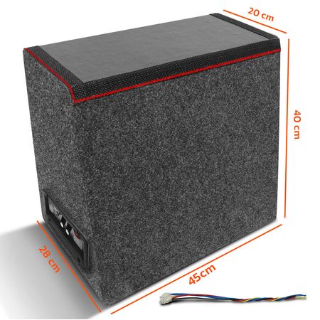 Caixa-De-Som-Trio-Automotiva-Amplificada-Dutada-Shutt-Woofer-Xploode-10-Polegadas-700w-Neon-Completa-connectparts--3-