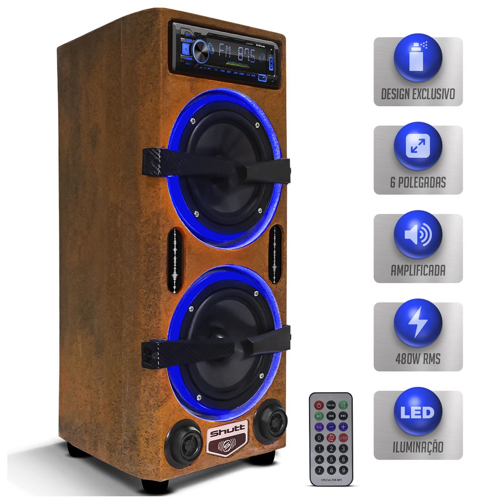 Kit Caixa de Som Alto-falante MP3 Player - Connect Parts