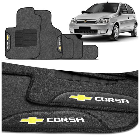 Jogo-de-Tapete-Carpete-Corsa-Hatch-Sedan-2002-a-2012-Grafite-Com-Logo-Bordado-Concept-3D-5-Pecas-connectparts--1-
