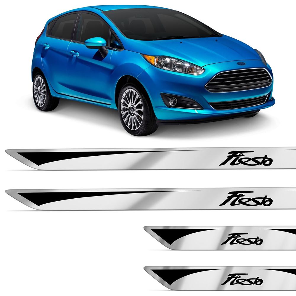 Kit Soleira New Fiesta 2011 2012 2013 2014 2015 2016 2017 2018 2019 2020 2021 Resinada com Grafia Menor preço em Kit Soleira New Fiesta 2011 2012 2013 2014 2015 2016 2017 2018 2019 2020 2021 Resinada com Grafia