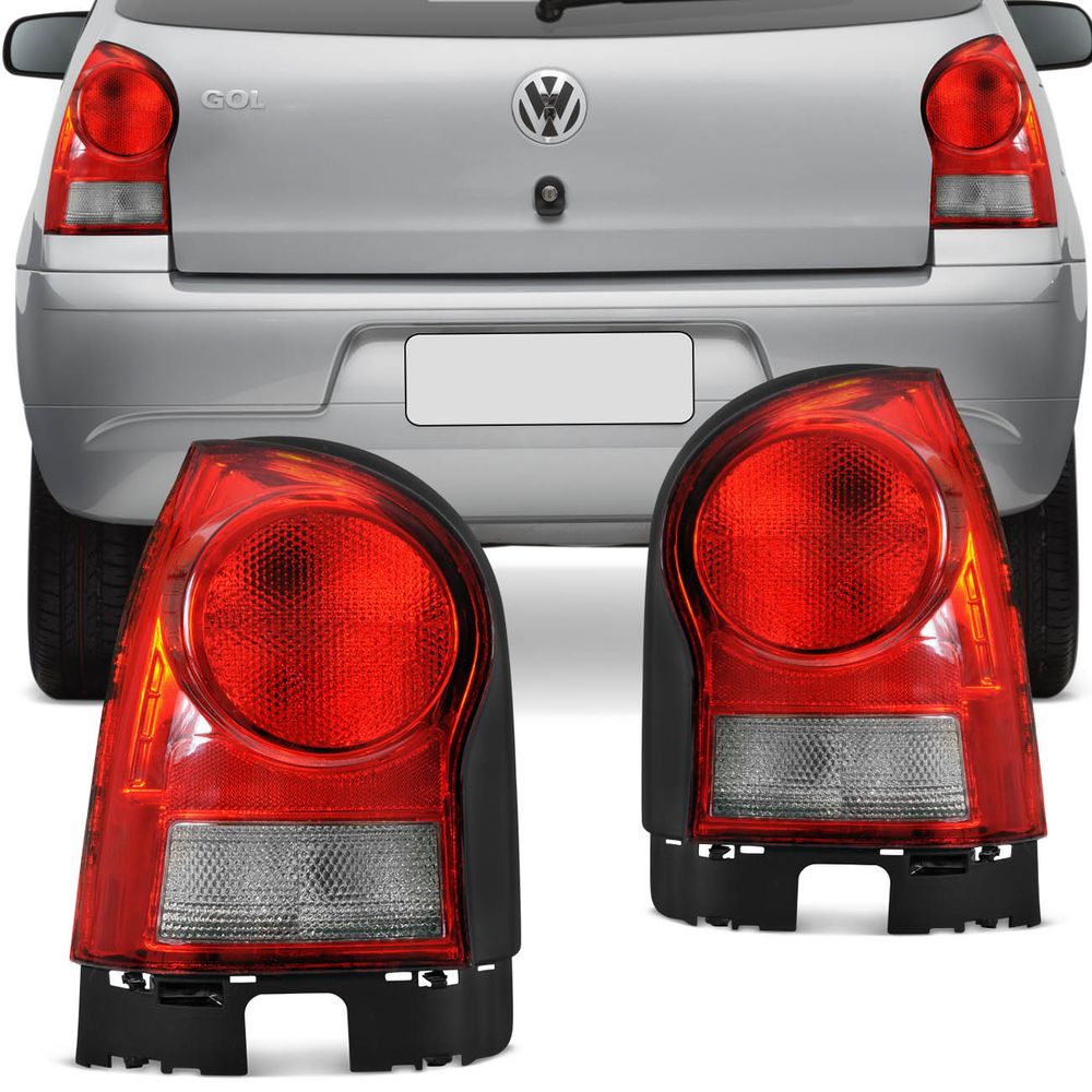 Lanterna Traseira Gol G4 2006 2007 2008 2009 2010 2011 2012 2013 2014 Bicolor Fumê Menor preço em Lanterna Traseira Gol G4 2006 2007 2008 2009 2010 2011 2012 2013 2014 Bicolor Fumê