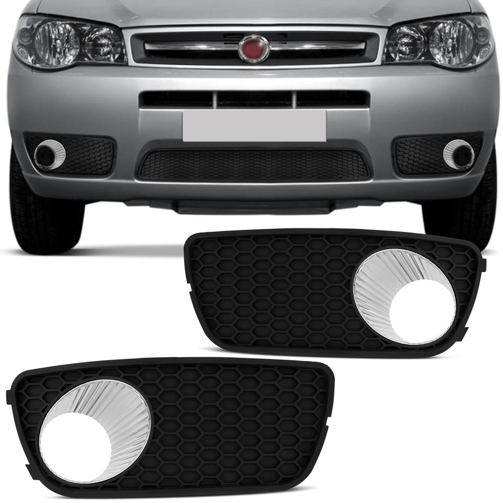 Moldura Farol Milha Palio Siena Strada G3 2003 a 2010 Preta Aro Cromado Furo é ruim? Moldura Farol Milha Palio Siena Strada G3 2003 a 2010 Preta Aro Cromado Furo é boa?