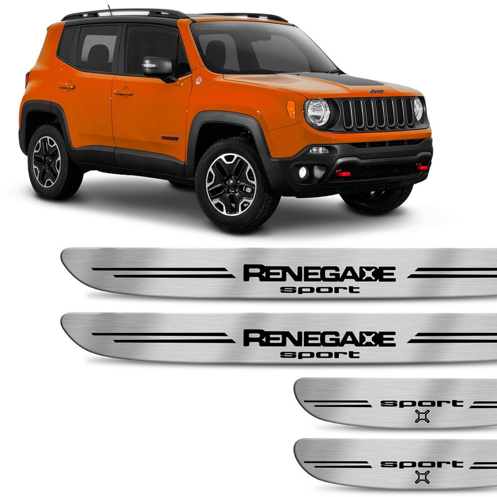Kit Soleira Jeep Renegade Sport 2015 2016 2017 2018 2019 2020 Protetora Resinada Prata Escovada é ruim? Kit Soleira Jeep Renegade Sport 2015 2016 2017 2018 2019 2020 Protetora Resinada Prata Escovada é boa?