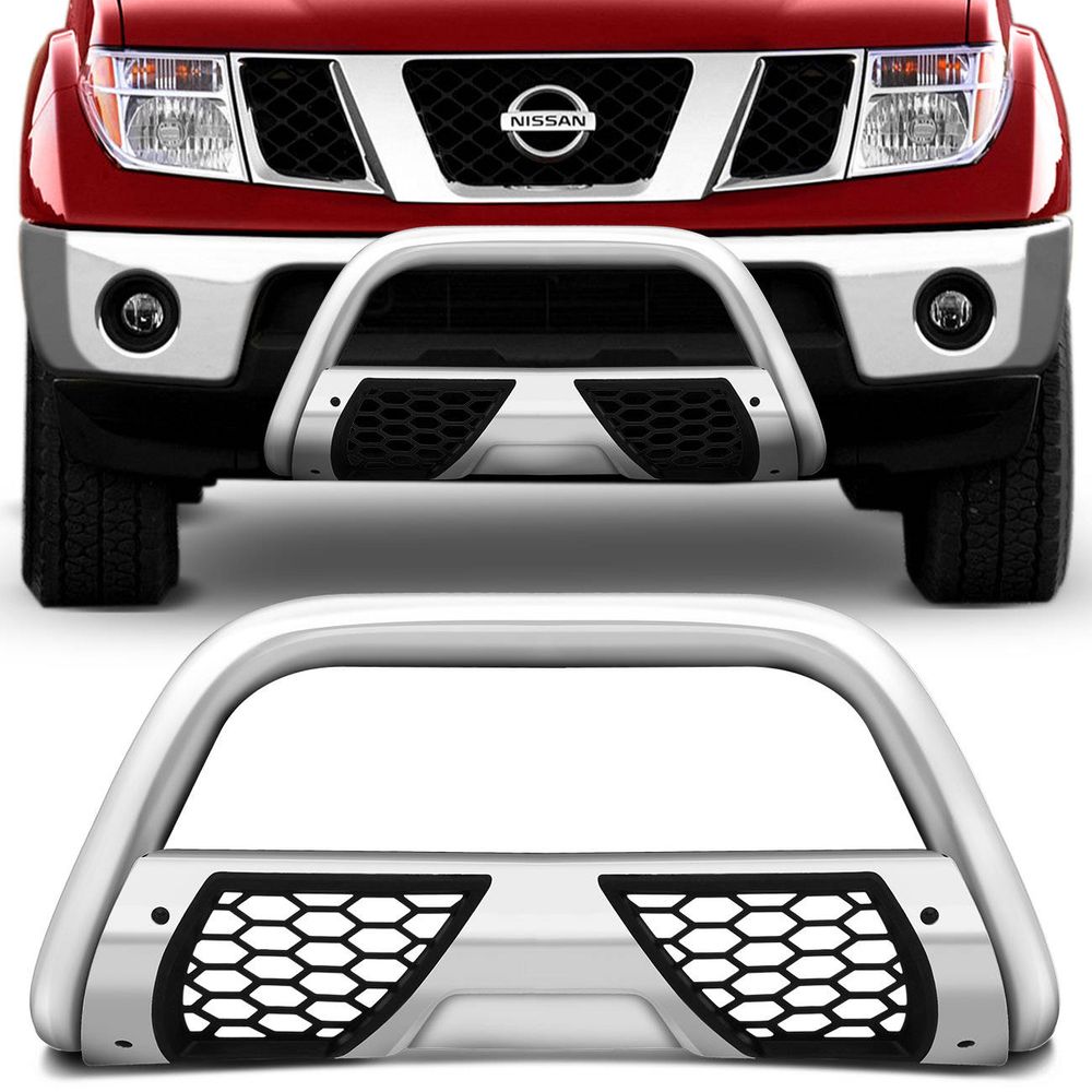 Parachoque Impulsão Quebra Mato Bepo Frontier 03 04 05 06 Cromado com Grade Colmeia Menor preço em Parachoque Impulsão Quebra Mato Bepo Frontier 03 04 05 06 Cromado com Grade Colmeia