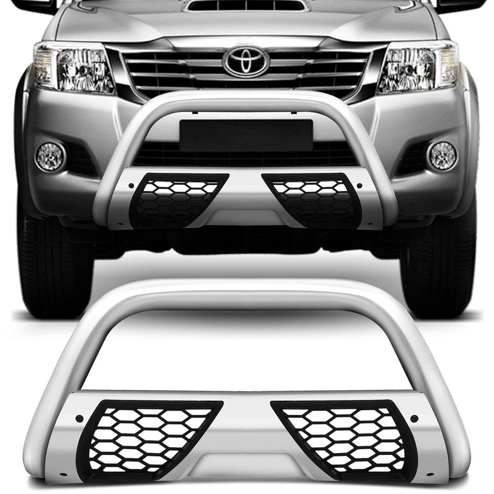 Parachoque Impulsão Quebra Mato Bepo Hilux 06 07 08 09 10 11 12 13 14 15 Cromado Grade Colmeia Menor preço em Parachoque Impulsão Quebra Mato Bepo Hilux 06 07 08 09 10 11 12 13 14 15 Cromado Grade Colmeia