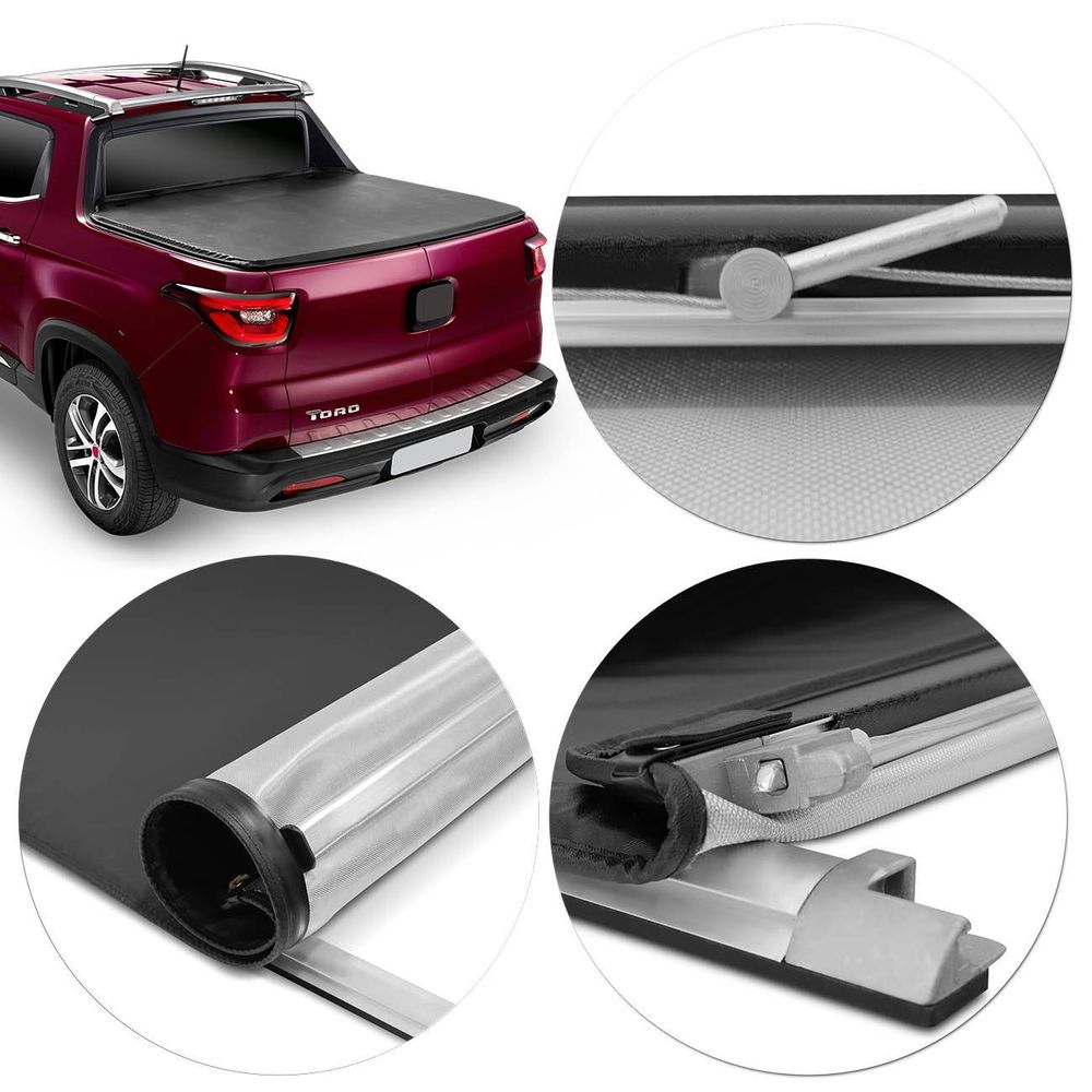 Capota Marítima Fiat Toro 2016 2017 2018 2019 2020 2021 2022 Roller Trek Menor preço em Capota Marítima Fiat Toro 2016 2017 2018 2019 2020 2021 2022 Roller Trek