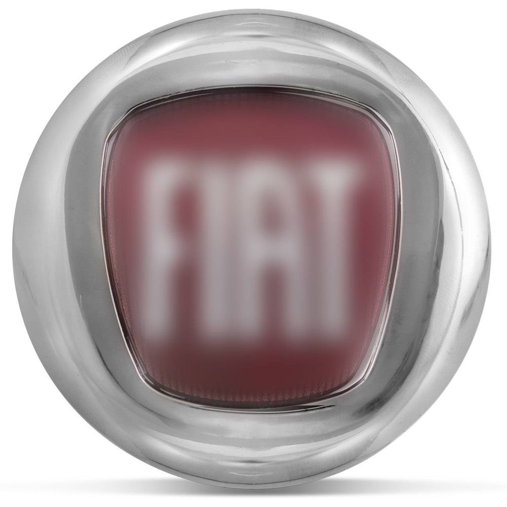 Emblema Porta Malas Fiat Cromado Vermelho 7,5cm Menor preço em Emblema Porta Malas Fiat Cromado Vermelho 7,5cm