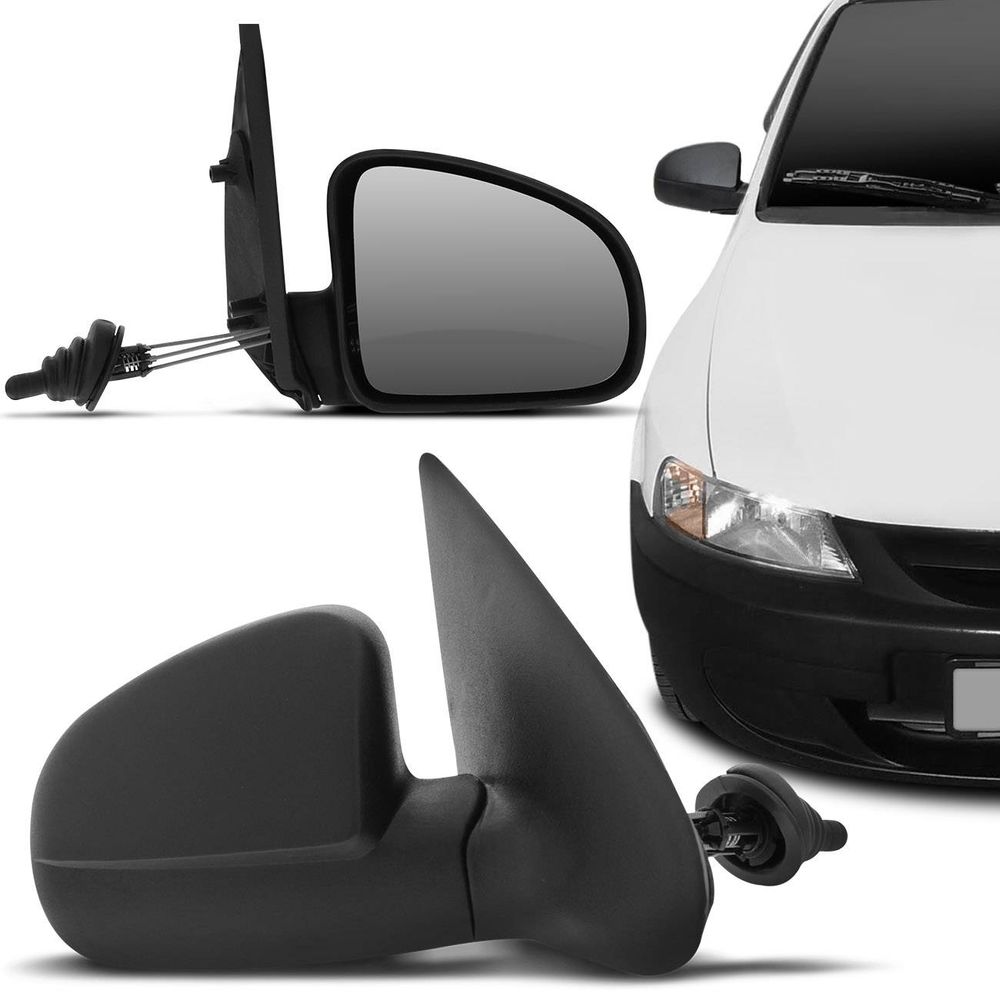 Retrovisor Celta 2000 2001 2002 2003 2004 2005 2006 Preto com Controle Interno e Espelho Menor preço em Retrovisor Celta 2000 2001 2002 2003 2004 2005 2006 Preto com Controle Interno e Espelho