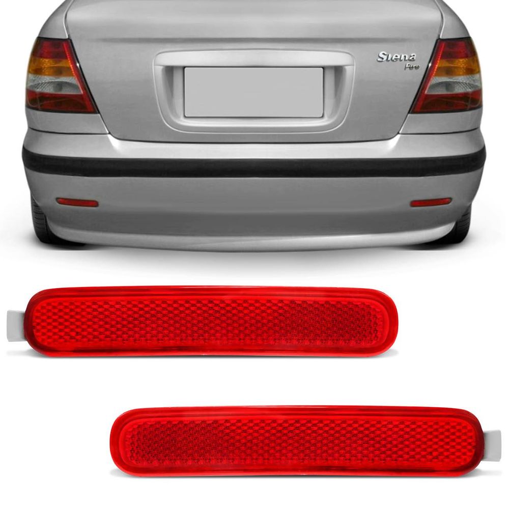 Lanterna Traseira Para-Choque Siena Palio Weekend Fiorino Uno Refletor Neblina Olho de Gato Menor preço em Lanterna Traseira Para-Choque Siena Palio Weekend Fiorino Uno Refletor Neblina Olho de Gato