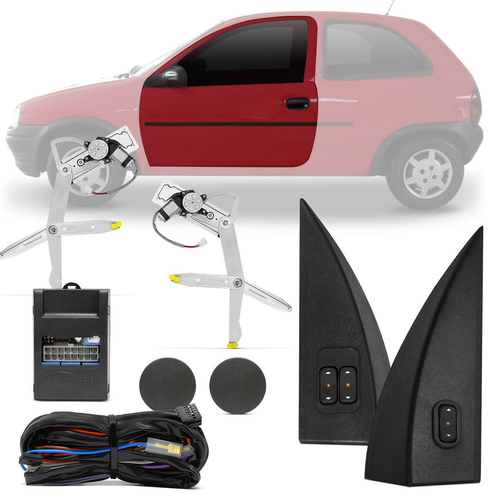 Kit Vidro Elétrico Corsa Wind Pick-Up Corsa 1994 a 2002 2 Portas Sensorizado VCO1A202 Menor preço em Kit Vidro Elétrico Corsa Wind Pick-Up Corsa 1994 a 2002 2 Portas Sensorizado VCO1A202