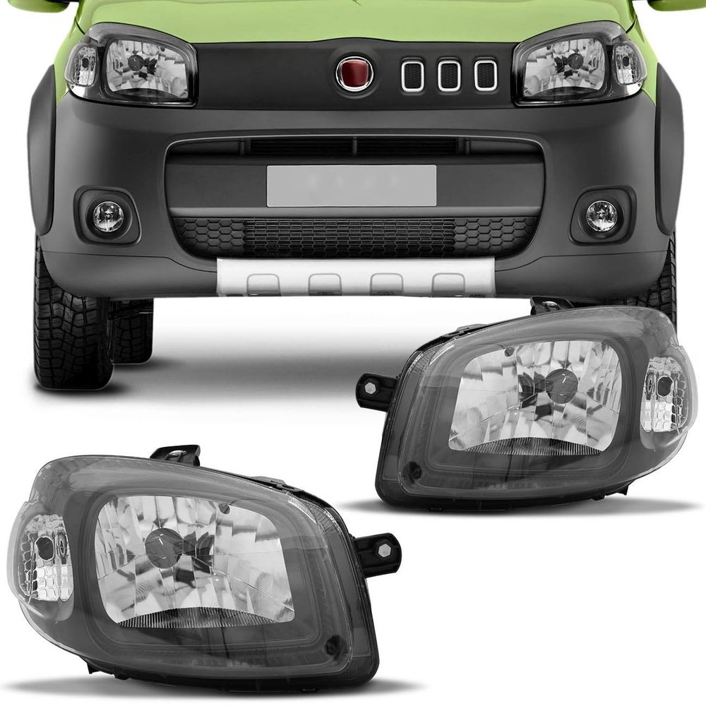 Farol Máscara Negra Novo Uno Way Vivace 2010 a 2014 Fiorino 2010 a 2019 Pisca Integrado Menor preço em Farol Máscara Negra Novo Uno Way Vivace 2010 a 2014 Fiorino 2010 a 2019 Pisca Integrado