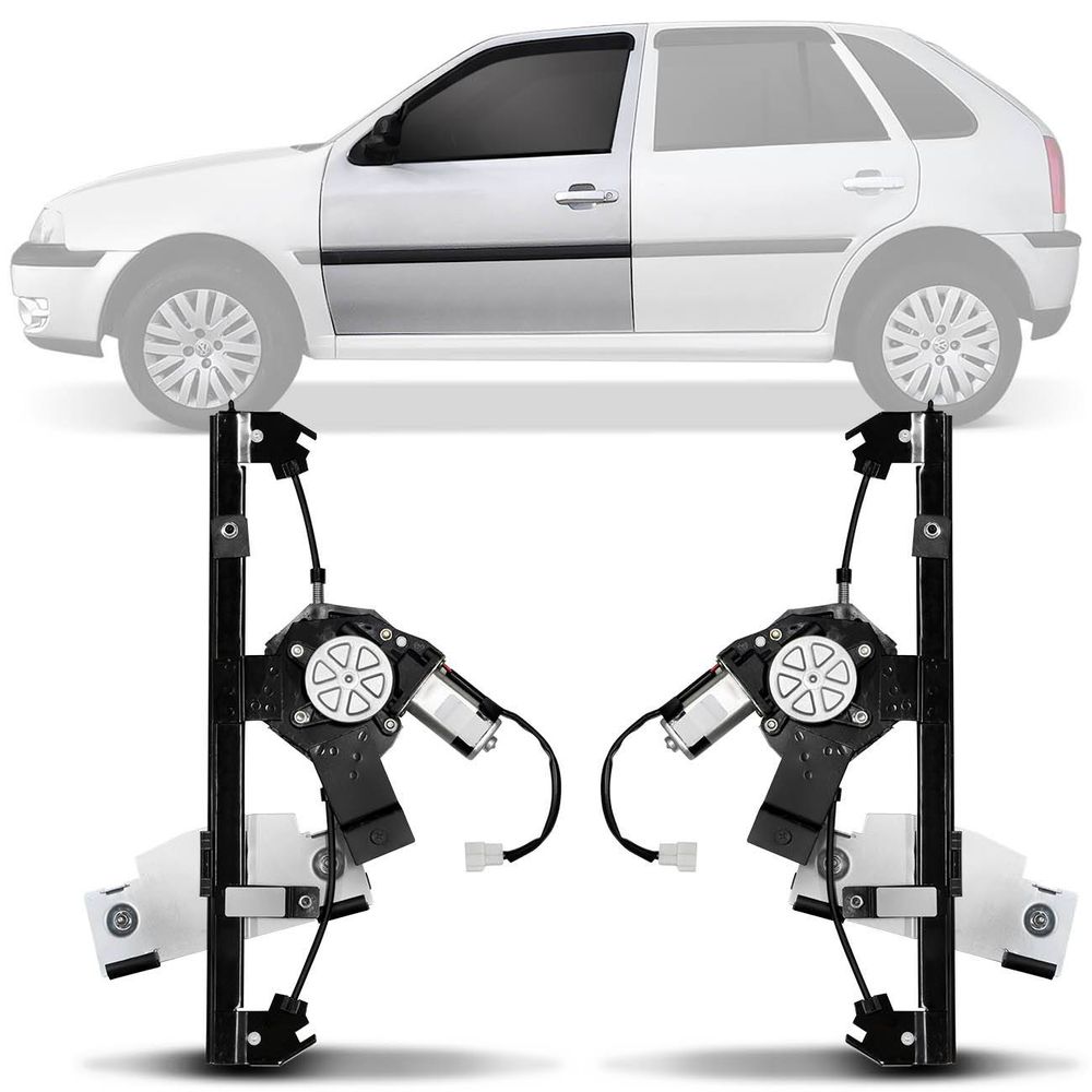 Máquina Vidro Elétrico Gol G2 G3 G4 1997 a 2014 4 Portas Dianteira Com Motor Menor preço em Máquina Vidro Elétrico Gol G2 G3 G4 1997 a 2014 4 Portas Dianteira Com Motor