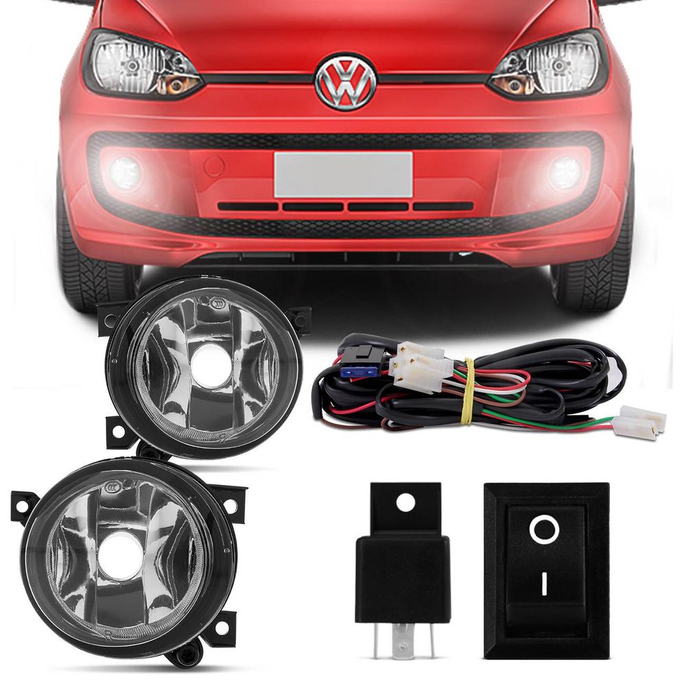 Kit Farol De Milha VW UP 2014 2015 2016 2017 2018 Auxiliar Neblina Menor preço em Kit Farol De Milha VW UP 2014 2015 2016 2017 2018 Auxiliar Neblina