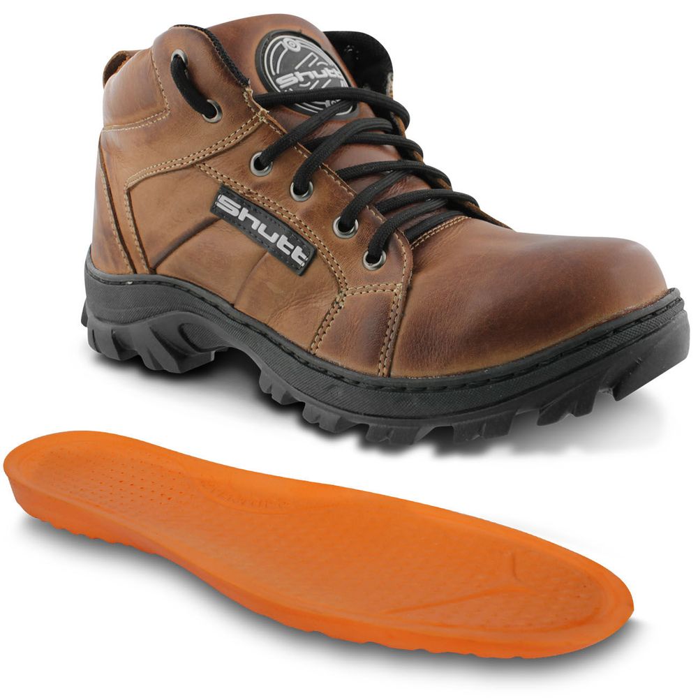 Bota Motociclista Coturno Casual Shutt Anatômica em Couro Legítimo Marrom - Tamanho 37 Menor preço em Bota Motociclista Coturno Casual Shutt Anatômica em Couro Legítimo Marrom - Tamanho 37