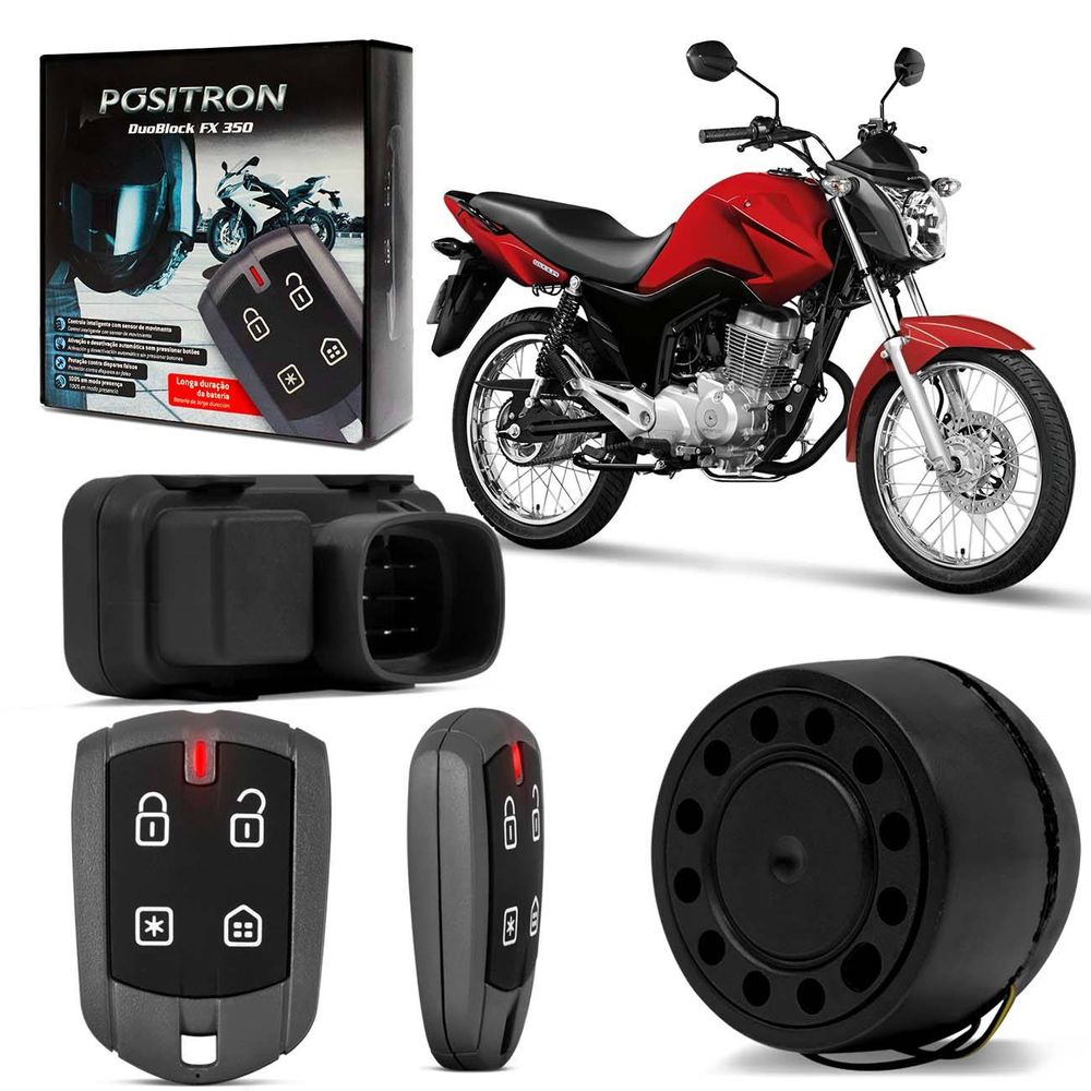 Alarme Moto Pósitron DuoBlock FX 350 Honda - Connect Parts