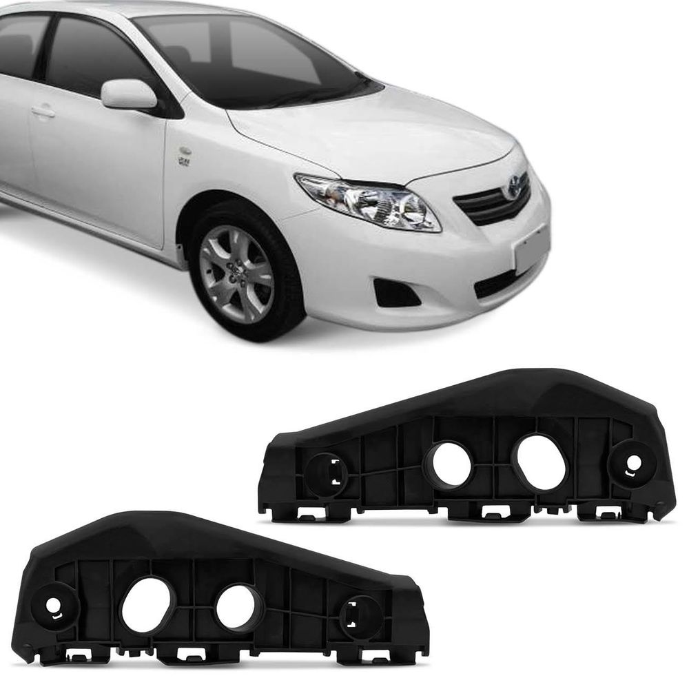 Guia Suporte Para-Choque Dianteiro Corolla 2008 2009 2010 2011 2012 Preto Menor preço em Guia Suporte Para-Choque Dianteiro Corolla 2008 2009 2010 2011 2012 Preto