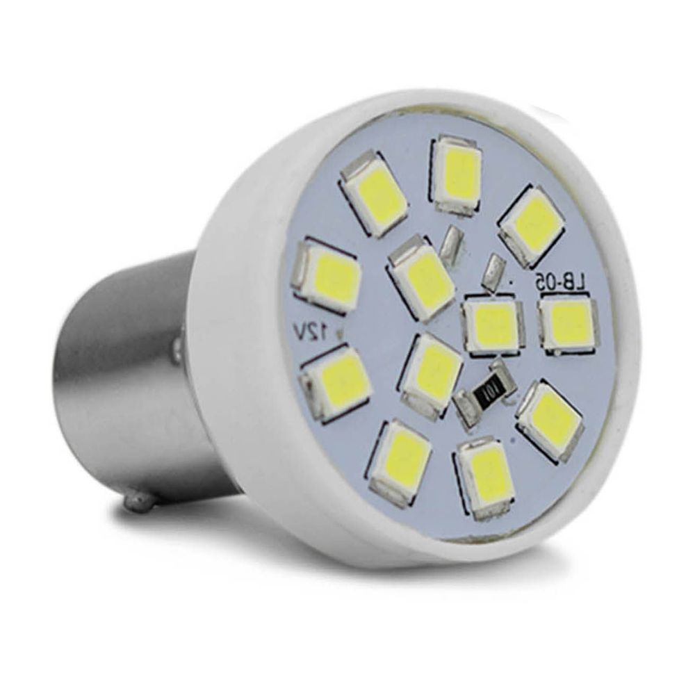 L u00e2mpada de Ré LED BA15S 21 6500K 1 Polo 2,4W Connect Parts Armario Mdf Cozinha ~ L u00e2mpada de Ré LED BA15S 21 6500K 1 Polo 2,4W Connect Parts