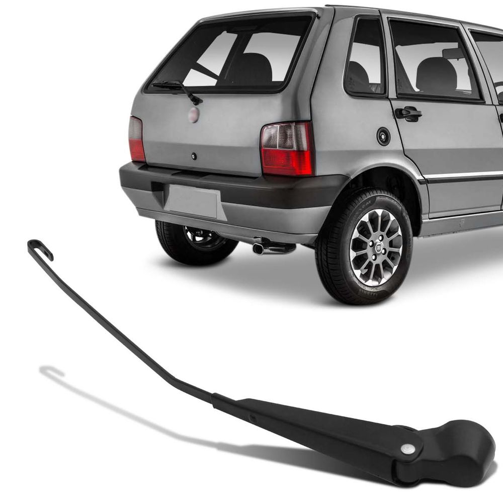 Haste Braço Limpador de Parabrisa Traseiro Fiat Uno 1995 a 2010 Baioneta Aço Preto Menor preço em Haste Braço Limpador de Parabrisa Traseiro Fiat Uno 1995 a 2010 Baioneta Aço Preto