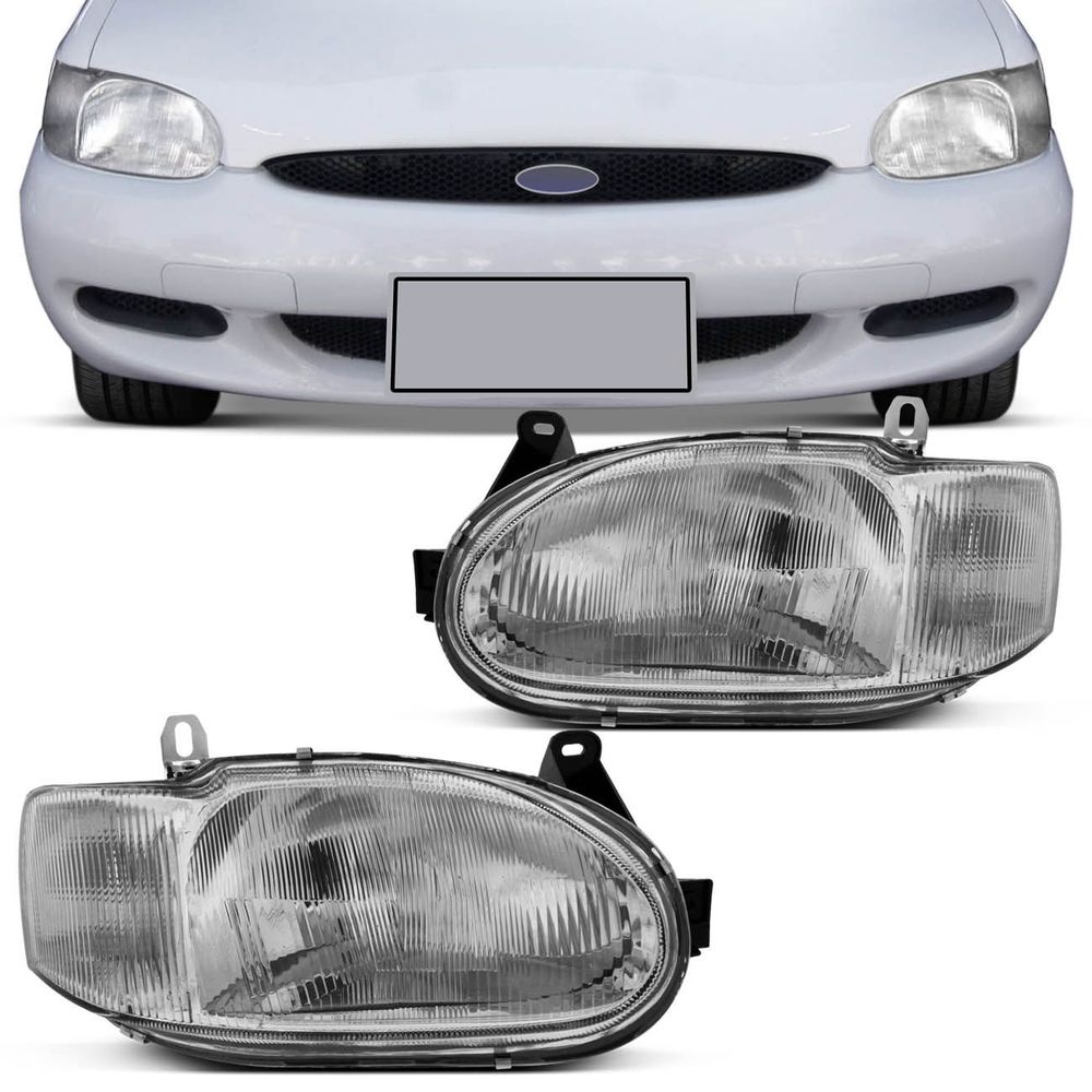 Farol Escort Zetec 1997 1998 1999 2000 2001 2002 Máscara Cromada Foco Simples Menor preço em Farol Escort Zetec 1997 1998 1999 2000 2001 2002 Máscara Cromada Foco Simples
