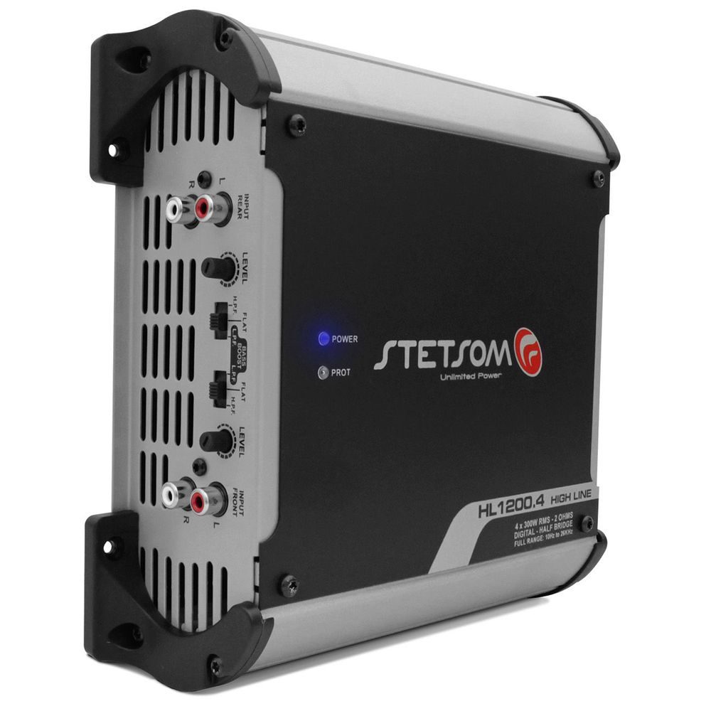 Módulo Amplificador Stetsom High Line HL1200.4 1200W RMS 2 Ohms 4 Canais Digital Menor preço em Módulo Amplificador Stetsom High Line HL1200.4 1200W RMS 2 Ohms 4 Canais Digital