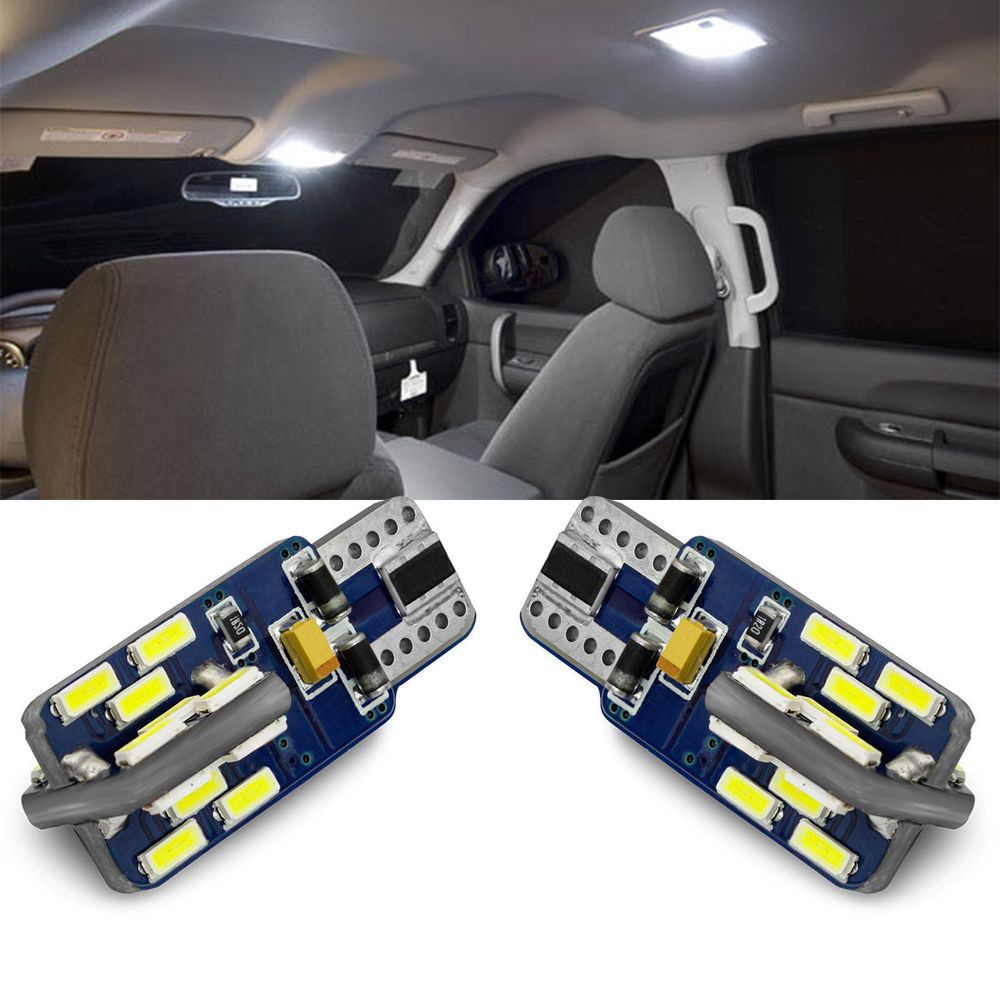 Par Lâmpadas LED T10 W5W Pingo 6000K Canbus 24 LEDs Branca Placa Teto Porta-Malas Luvas Lanterna Menor preço em Par Lâmpadas LED T10 W5W Pingo 6000K Canbus 24 LEDs Branca Placa Teto Porta-Malas Luvas Lanterna
