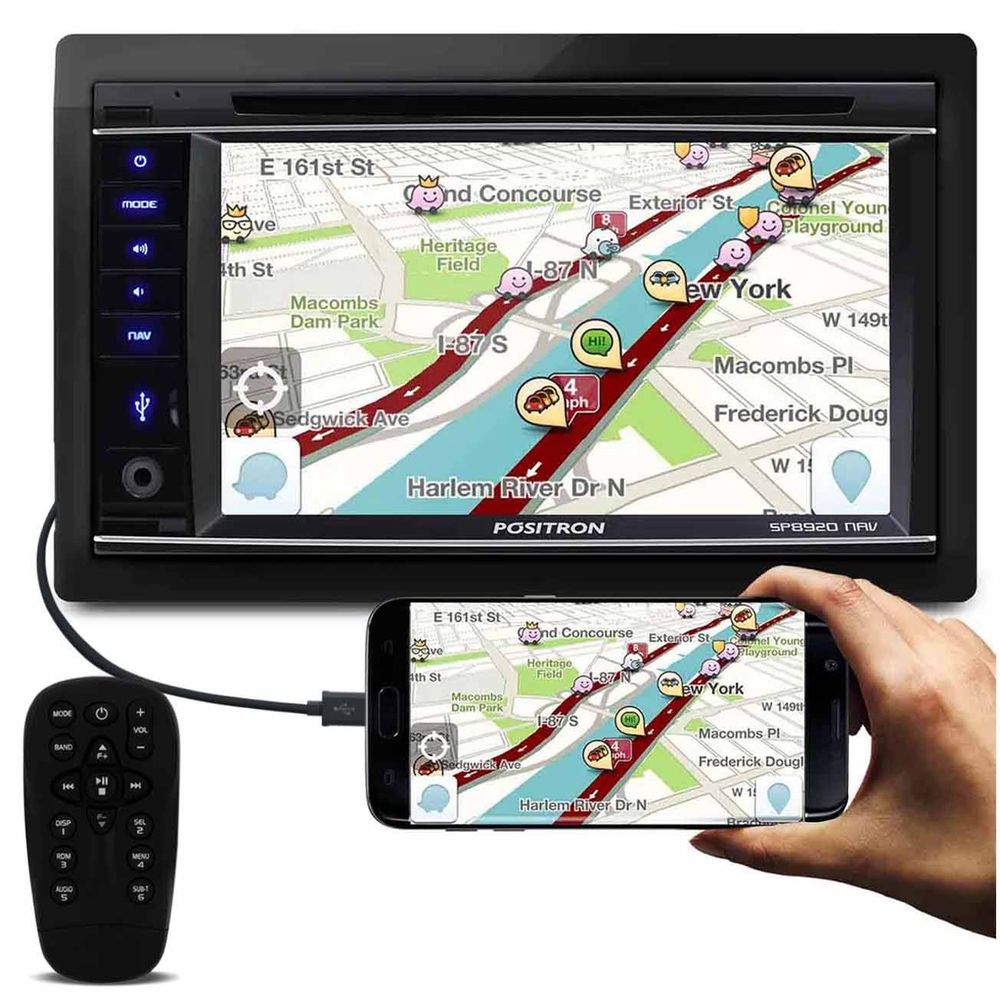 Central Multimídia Positron SP8920 NAV 2 Din 6,2 Pol Bluetooth USB GPS TV AUX FM Espelhamento Menor preço em Central Multimídia Positron SP8920 NAV 2 Din 6,2 Pol Bluetooth USB GPS TV AUX FM Espelhamento