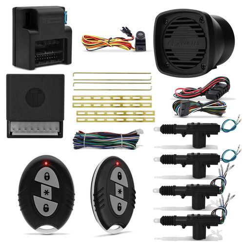 Alarme Automotivo + Trava Elétrica 4 Portas Connect Parts Alarme Automotivo + Trava Elétrica 4 Portas Connect Parts