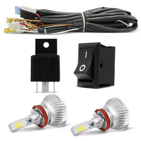Kit-Farol-de-Milha-Focus-04-a-08-Auxiliar-Neblina---Kit-Super-LED-3D-H11-6000k-connect-parts--4-