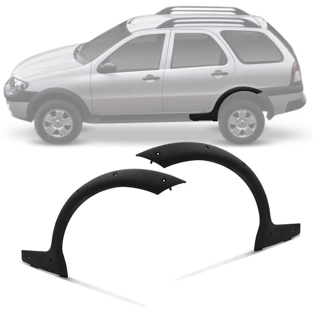 Moldura de Para-lama Traseiro FIAT Strada Palio Weekend Adventure Strada Adventure Alargador Preto Menor preço em Moldura de Para-lama Traseiro FIAT Strada Palio Weekend Adventure Strada Adventure Alargador Preto
