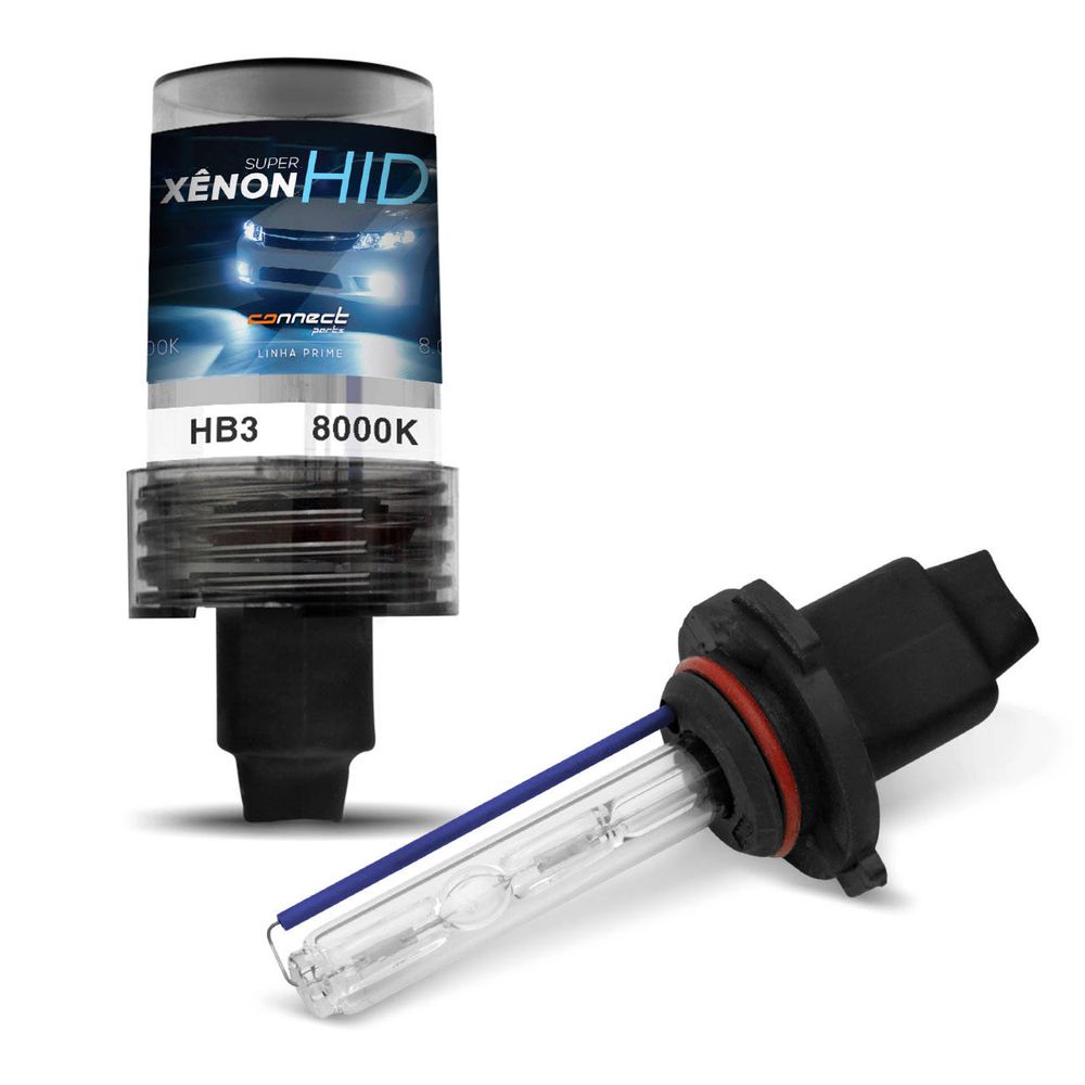 Par Lampada Xenon Hb3 9005 8000k Reposicao Connect Parts Mobile