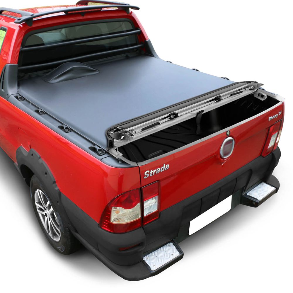 Capota Marítima Fiat Strada 1998 a 2013 Cabine Estendida Com Gancho Com Estepe Slim Eco Trek Menor preço em Capota Marítima Fiat Strada 1998 a 2013 Cabine Estendida Com Gancho Com Estepe Slim Eco Trek