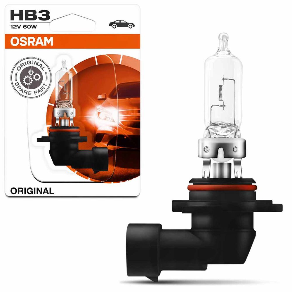 Lâmpada Osram Halógena HB3 Standard Original Line 3200K 12V 60W Farol Carro Menor preço em Lâmpada Osram Halógena HB3 Standard Original Line 3200K 12V 60W Farol Carro