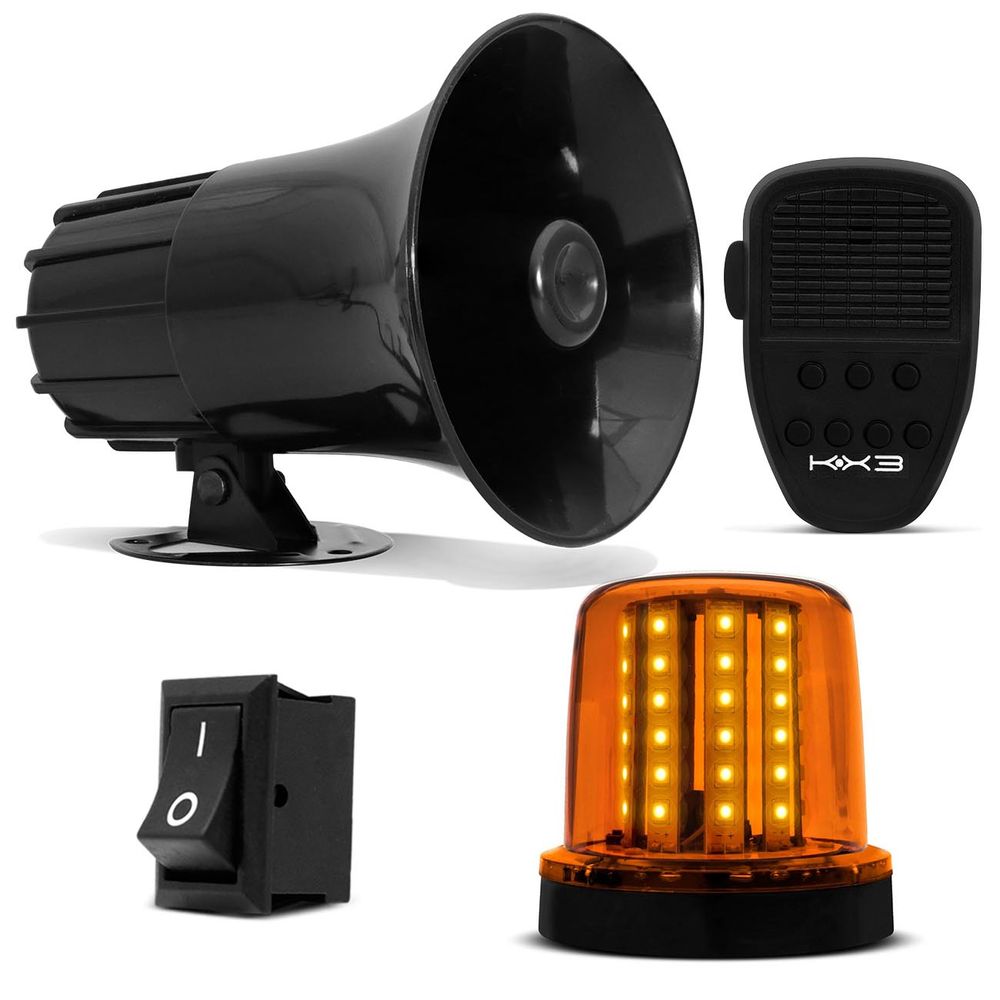 Kit Sinalizador Giroflex Giroled 54 Leds Carro Moto Bivolt Com Sirene Automotiva 7 Tons e Microfone Menor preço em Kit Sinalizador Giroflex Giroled 54 Leds Carro Moto Bivolt Com Sirene Automotiva 7 Tons e Microfone