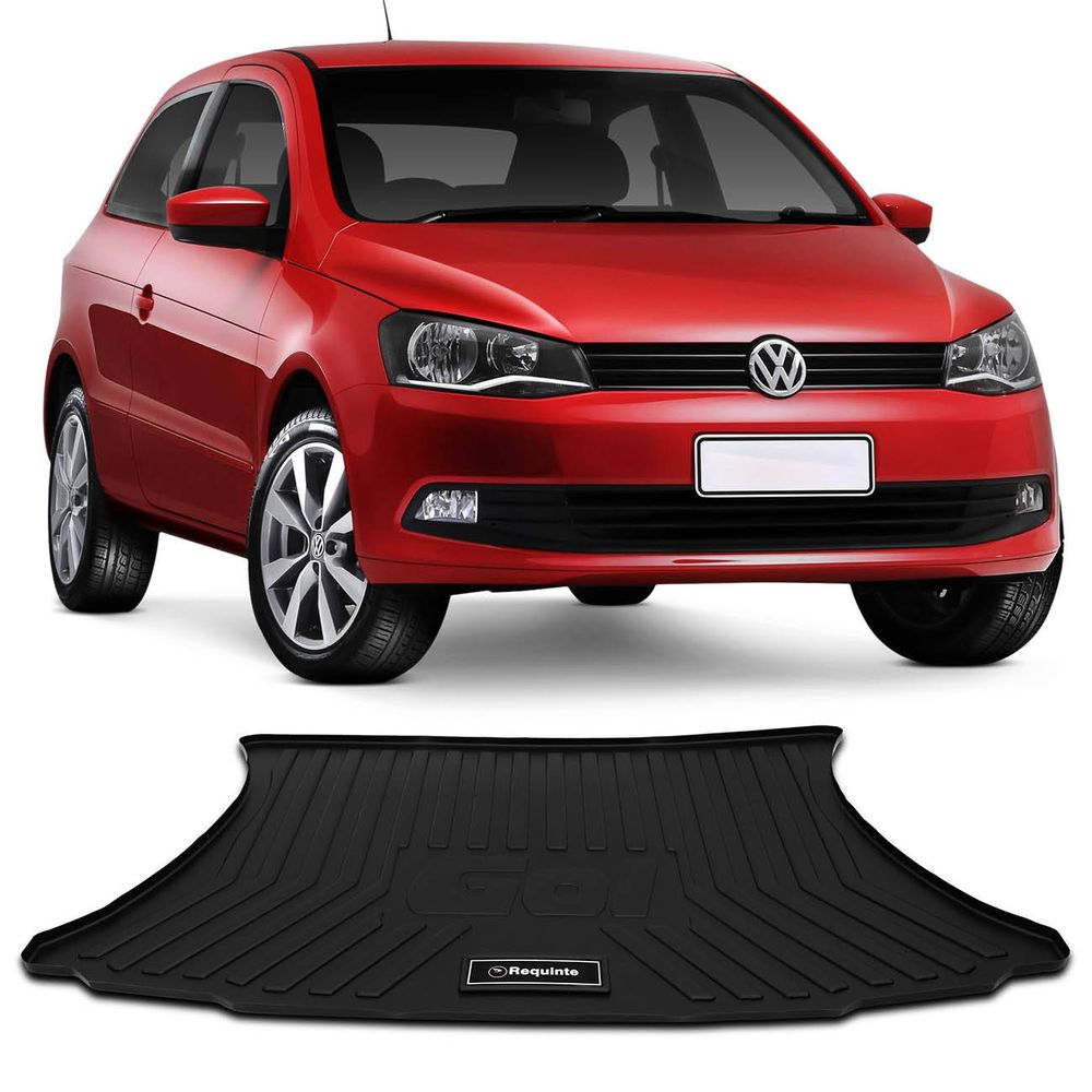 Tapete Porta Malas Bandeja Gol G5 G6 G7 2009 a 2018 Preto Fabricado em PVC com Bordas de Segurança Menor preço em Tapete Porta Malas Bandeja Gol G5 G6 G7 2009 a 2018 Preto Fabricado em PVC com Bordas de Segurança
