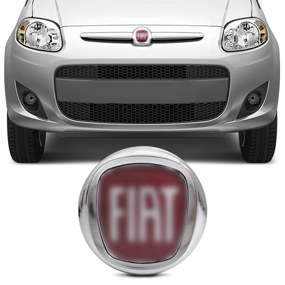 Emblema Grade Dianteira Fiat Palio Idea Punto Stilo Linea Weekend Novo Uno Vermelho Dupla Face Menor preço em Emblema Grade Dianteira Fiat Palio Idea Punto Stilo Linea Weekend Novo Uno Vermelho Dupla Face