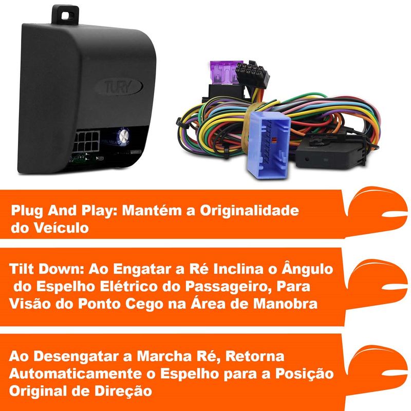 Modulo para Automatização: Espelho Retrovisor (Tilt Down