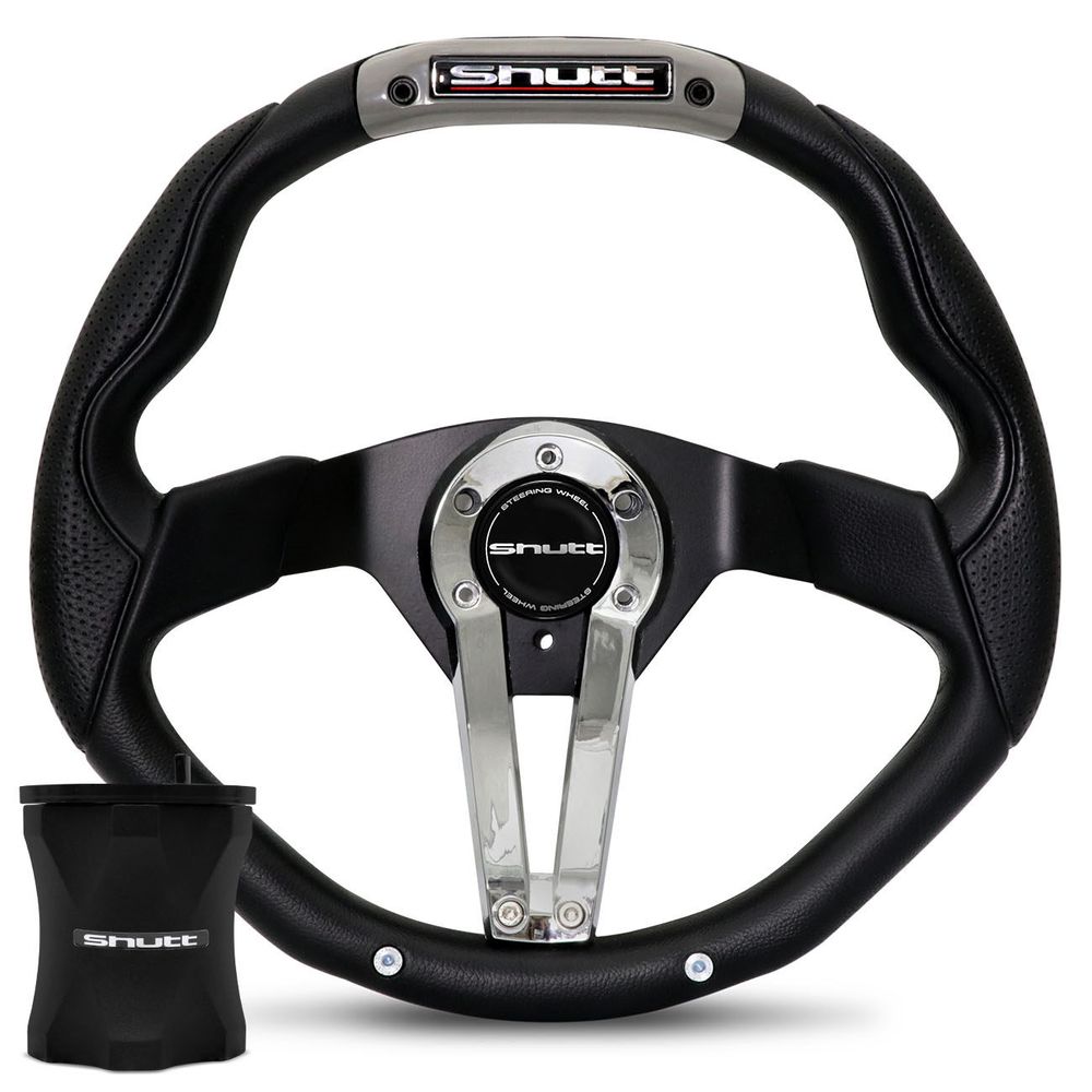 Kit Volante Esportivo Shutt Venon VN2 Preto e Cinza + Cubo Gol Saveiro Parati Golf G2 G3 G4 Alumínio Menor preço em Kit Volante Esportivo Shutt Venon VN2 Preto e Cinza + Cubo Gol Saveiro Parati Golf G2 G3 G4 Alumínio