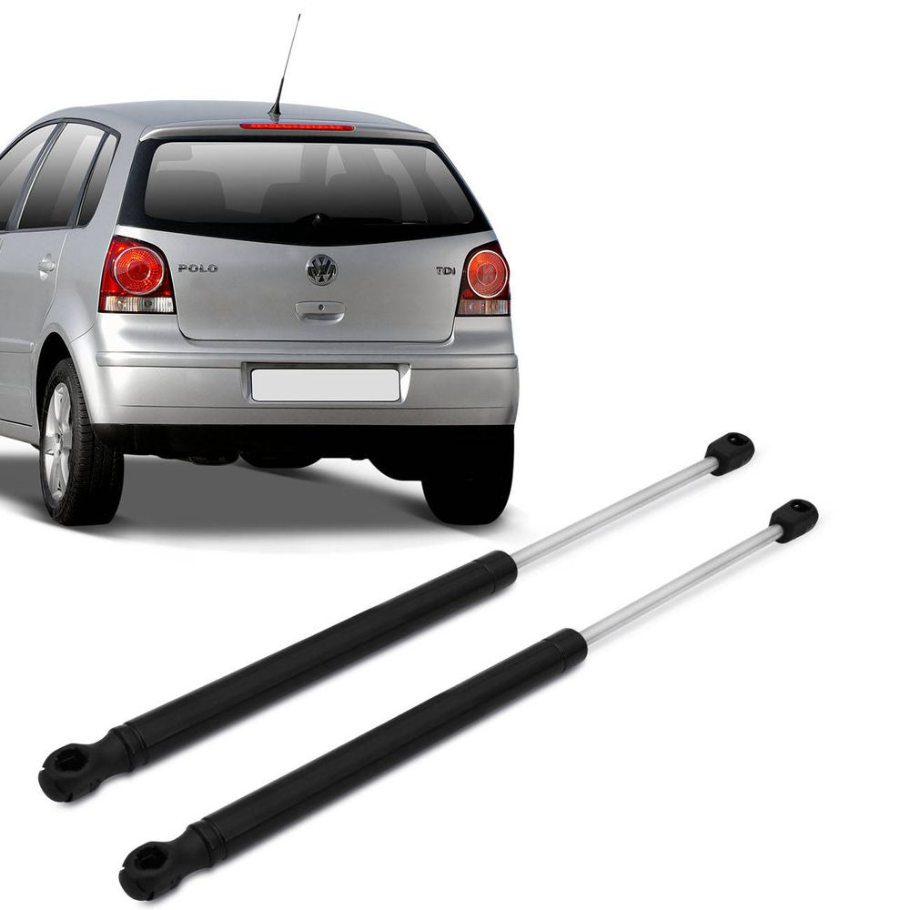 Par Amortecedor Tampa Traseira Porta Malas Polo Hatch 2001 a 2013 Menor preço em Par Amortecedor Tampa Traseira Porta Malas Polo Hatch 2001 a 2013