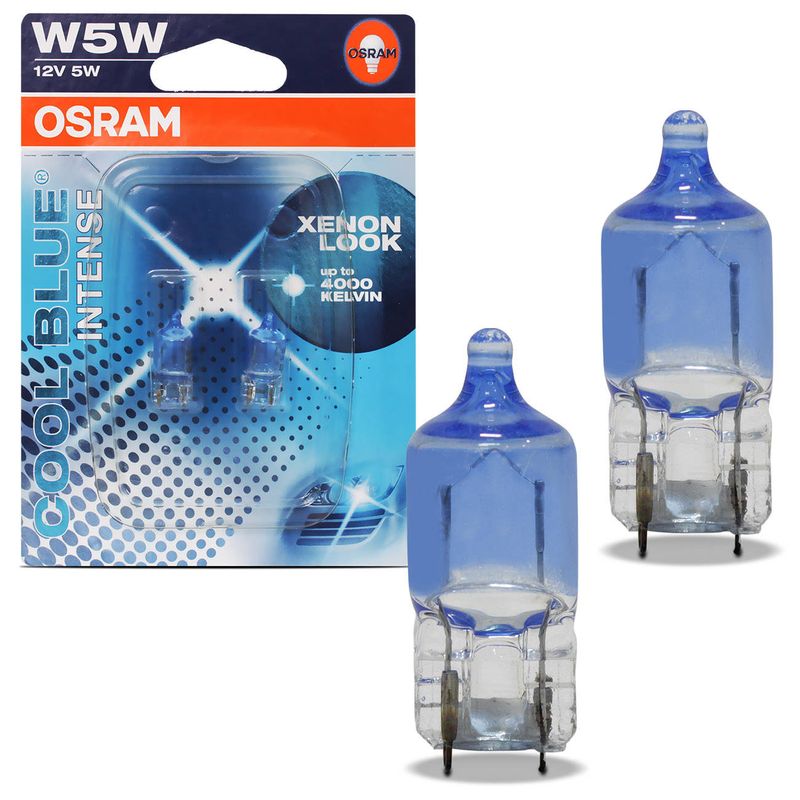 Osram W5W Cool Blue Intens Xenon Look 12V 5W 