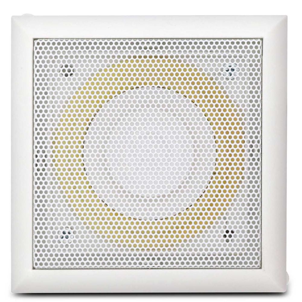 Tela Arandela Quadrada 3 Pol com Alto Falante 25W 4 Ohms Branco Som Ambiente para Embutir Teto Gesso Menor preço em Tela Arandela Quadrada 3 Pol com Alto Falante 25W 4 Ohms Branco Som Ambiente para Embutir Teto Gesso