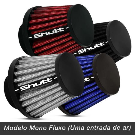 Filtro-de-Ar-Esportivo-Moto-Tunning-MonoFluxo-33mm-Conico-Lavavel-Shutt-Base-Borracha-Maior-Potencia-connectparts---2-