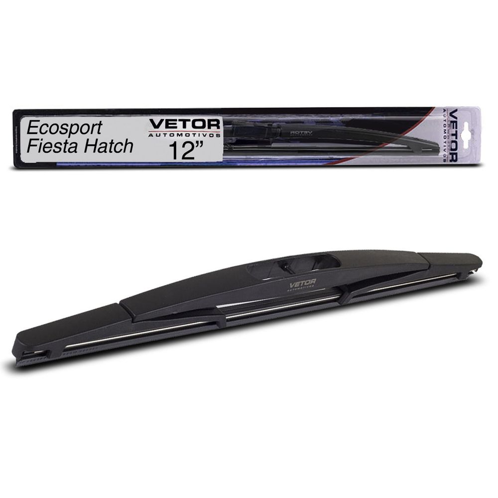 Palheta Limpador Para-brisa Traseiro Vetor PVT12F Ecosport 03 a 12 Fiesta Hatch 06 a 14 12 Polegadas Menor preço em Palheta Limpador Para-brisa Traseiro Vetor PVT12F Ecosport 03 a 12 Fiesta Hatch 06 a 14 12 Polegadas