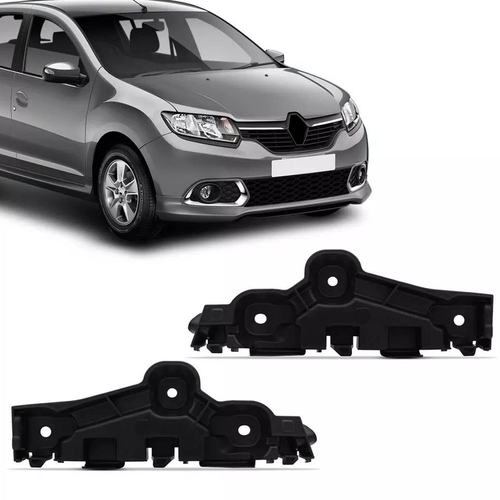 Guia Suporte Para-Choque Dianteiro Renault Sandero Logan 2015 2016 2017 2018 Menor preço em Guia Suporte Para-Choque Dianteiro Renault Sandero Logan 2015 2016 2017 2018