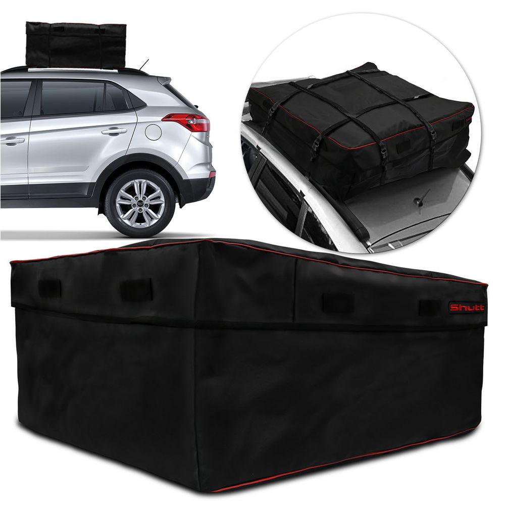 Bagageiro Maleiro de Teto Universal 240 Litros Shutt Preto e Vermelho em Lona Sintética com Zíper é ruim? Bagageiro Maleiro de Teto Universal 240 Litros Shutt Preto e Vermelho em Lona Sintética com Zíper é boa?