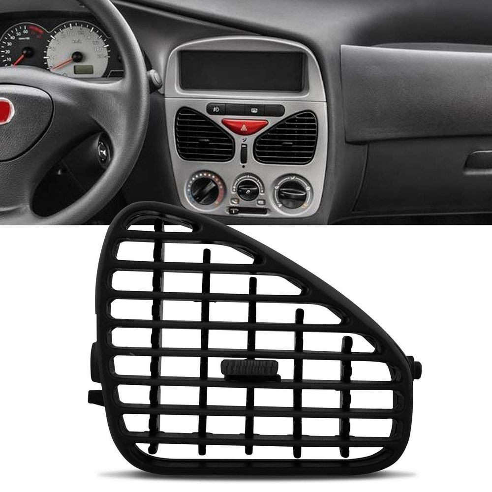 Difusor Saida de Ar Painel Central Palio Siena Strada 2001 a 2011 Preto com Aletas de Direção é ruim? Difusor Saida de Ar Painel Central Palio Siena Strada 2001 a 2011 Preto com Aletas de Direção é boa?