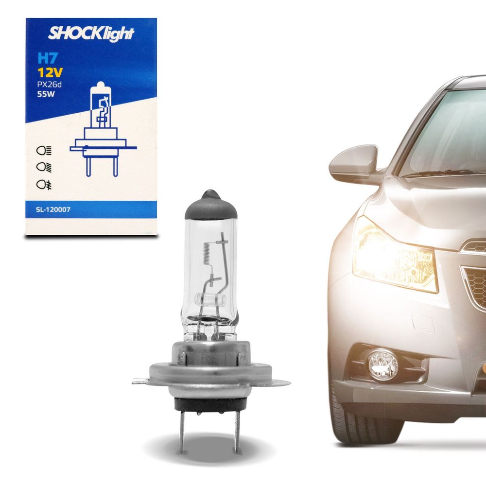 Lâmpada Halógena Standard H7 3200K A 3400K 55W 12V Aplicação Farol Original Menor preço em Lâmpada Halógena Standard H7 3200K A 3400K 55W 12V Aplicação Farol Original