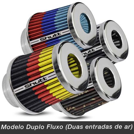 Filtro-de-Ar-Esportivo-Tunning-DuploFluxo-62-72mm-Conico-Lavavel-Especial-Shutt-Base-Cromada-connectparts---2-